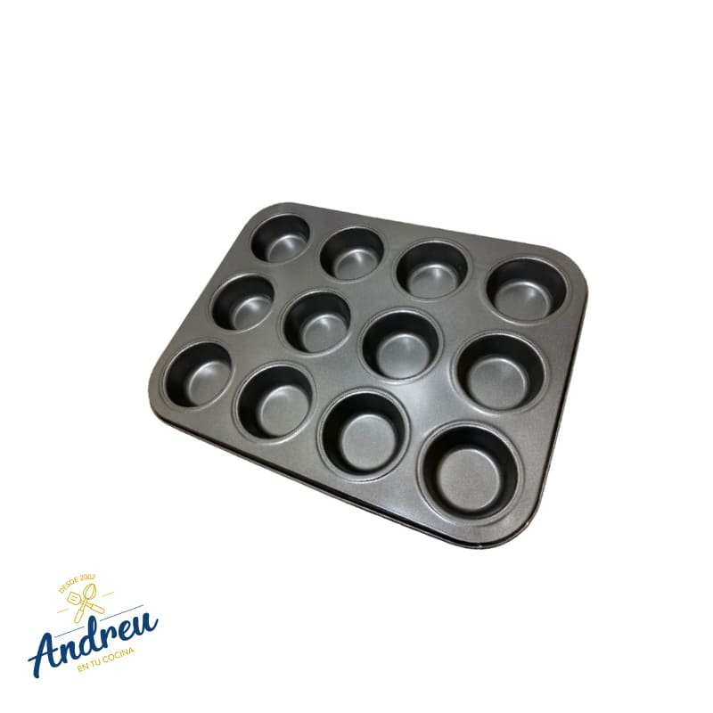 MOLDE CUPCAKE TEFLON X12CAP X1UND 0