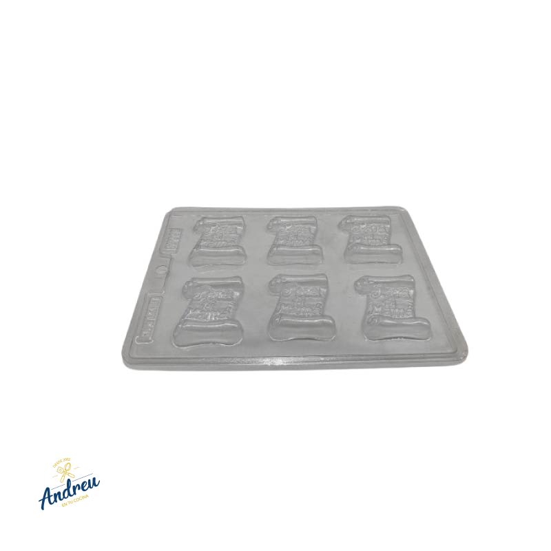 MOLDE CHOCOLATE PLASTICOS DÍA DE LA MADRE X1 UNID5