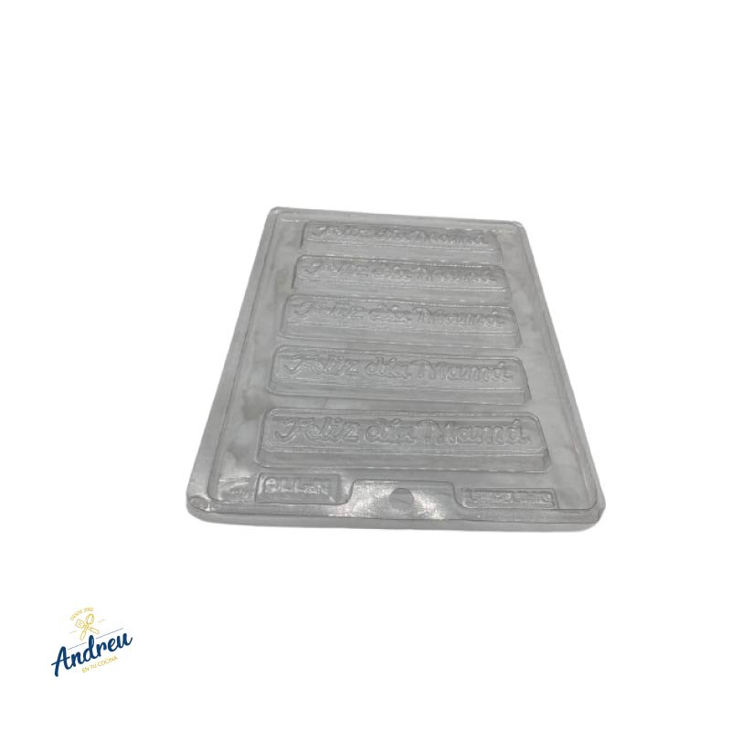 MOLDE CHOCOLATE PLASTICOS DÍA DE LA MADRE X1 UNID3