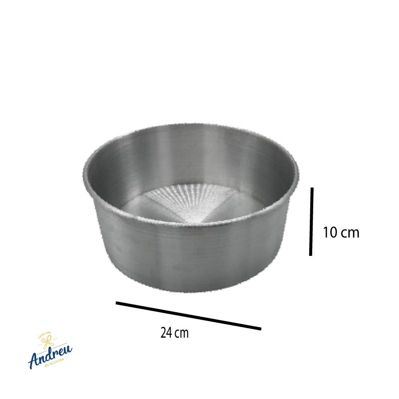 MOLDE TORTA BIZCOCHO (24 CM X 10 ALTO 22X1024 ) X 1 UNID1