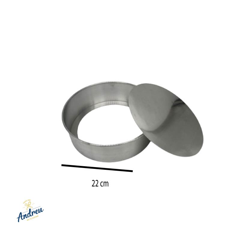 MOLDE TORTA BIZCOCHO 22 CM 7 ALTO ( PERS.)1