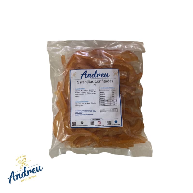 NARANJA CONFITADAS TIRITAS (8) X 1 KG1