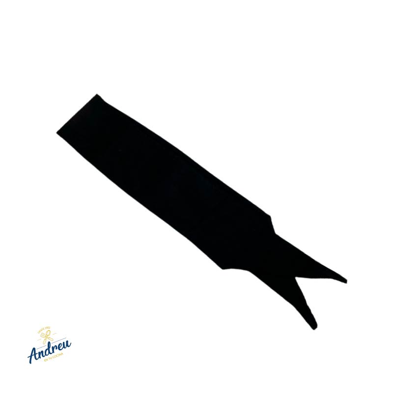 PAÑUELO CHEF GABARDINA NEGRO X 1 UNID1