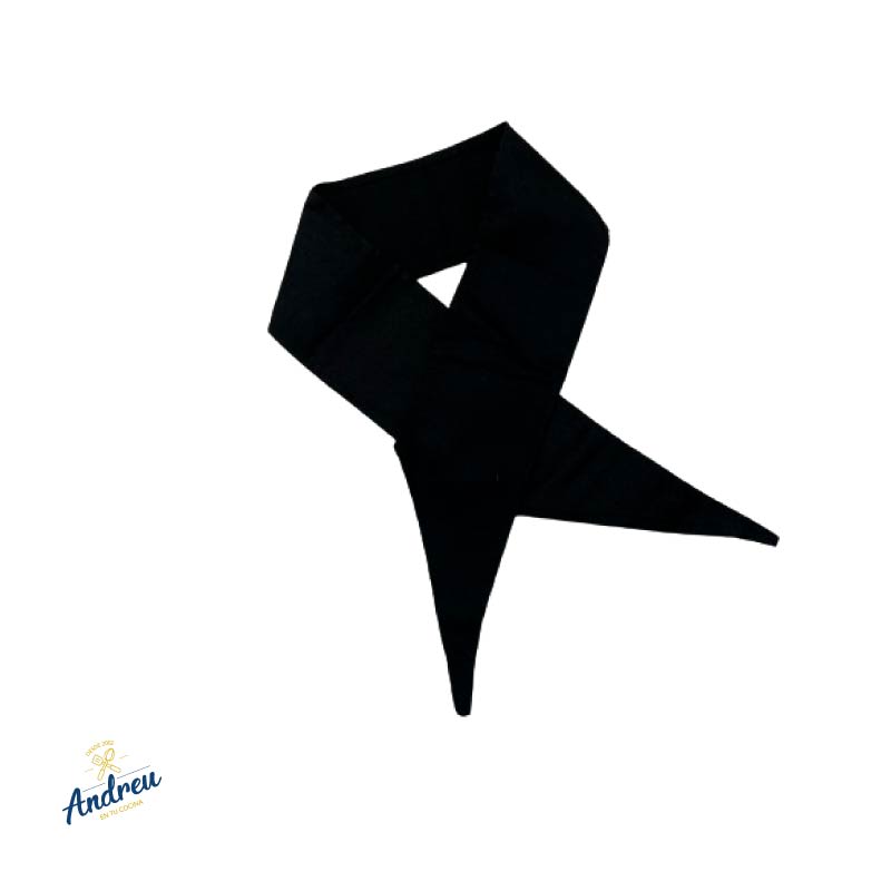 PAÑUELO CHEF GABARDINA NEGRO X 1 UNID2