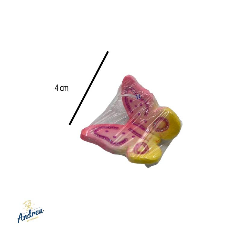 PASTILLAJE MARIPOSA GRANDE COLORES X1UND 0