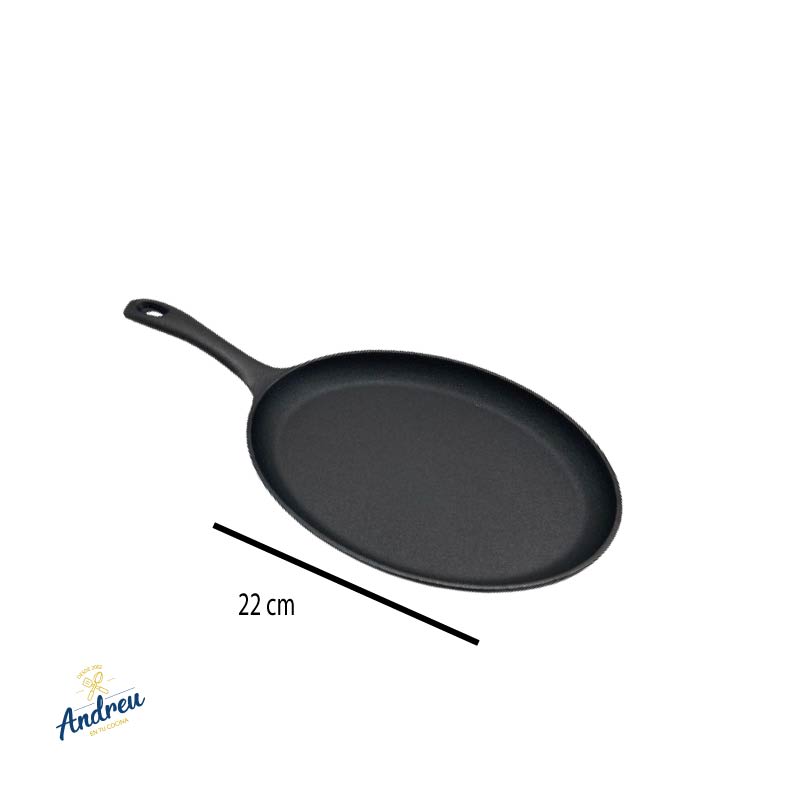 PLANCHA OVALADA FIERRO MANGO Y BASE MADERA4