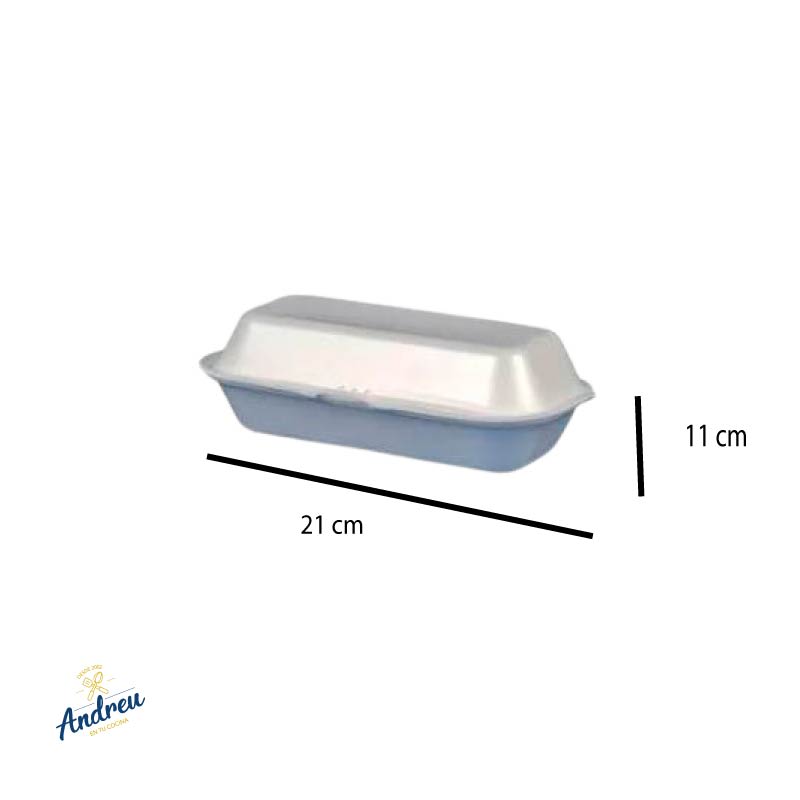 PORTA HOT DOG NORMAL (21.5X 11.5CM) K1 (200) X 10 UNID1