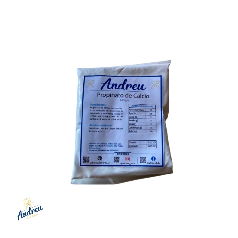 PROPINATO DE CALCIO (PRESERVANTE DE MASAS) X 100 GR1