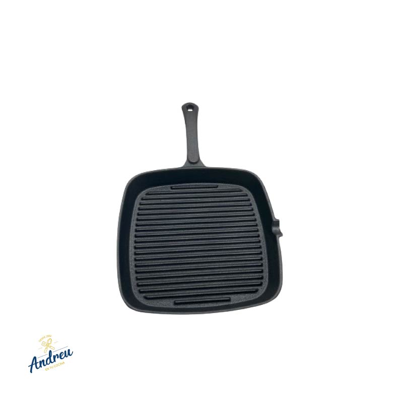 SARTEN GRILL CUADRADO FIERRO 26 CM1