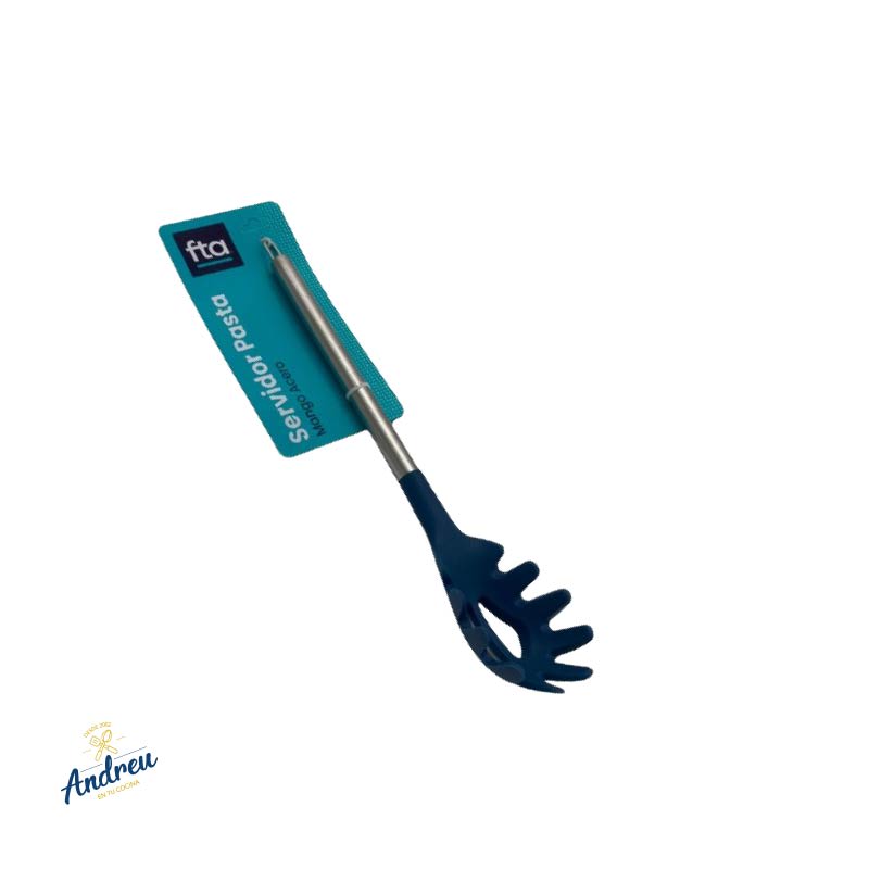 SERVIDOR PASTA SILICONA MANGO ACERO UNID2