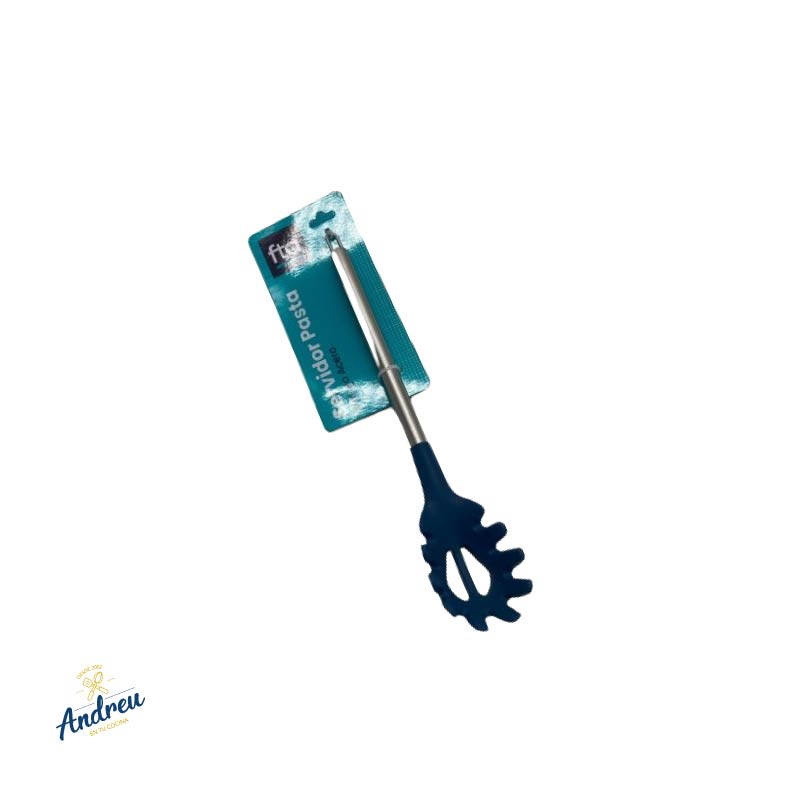 SERVIDOR PASTA SILICONA MANGO ACERO UNID 0