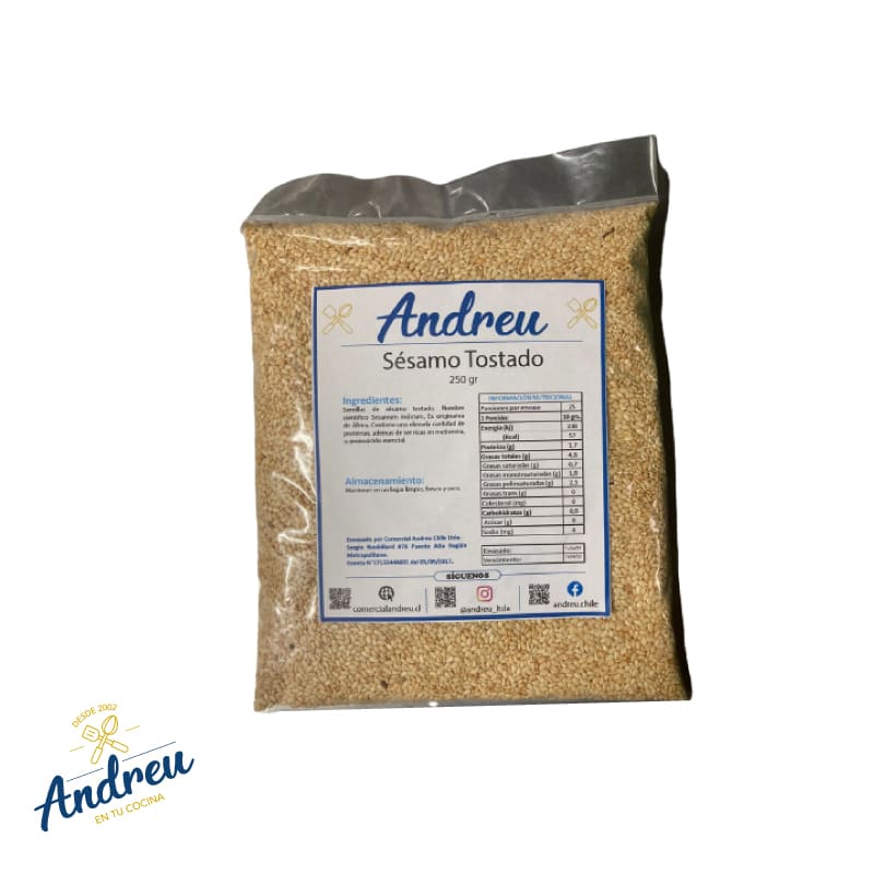 SESAMO TOSTADO (25 K) X  250 GR1