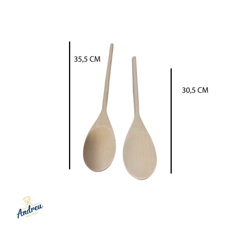 SET CUCHARAS MADERA X2 UNID2