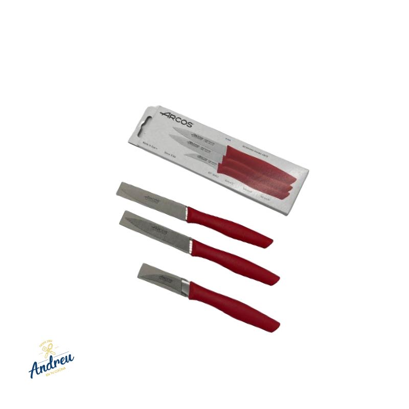 JUEGO 3 PZS NOVA ROJO UNID2
