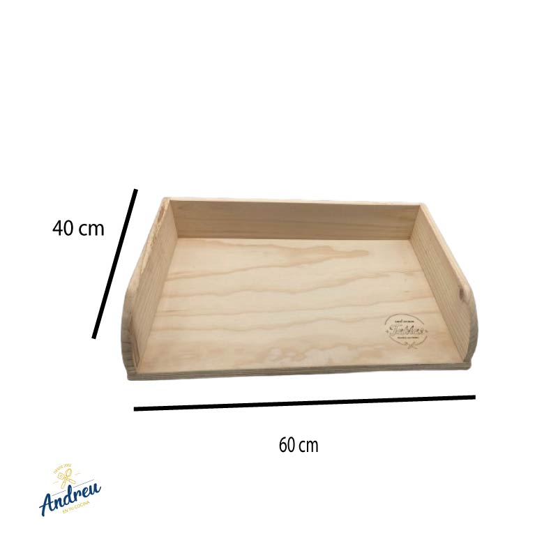TABLA DE AMASAR MADERA (NACIONAL 60X40 CM) X 1 UNID 0