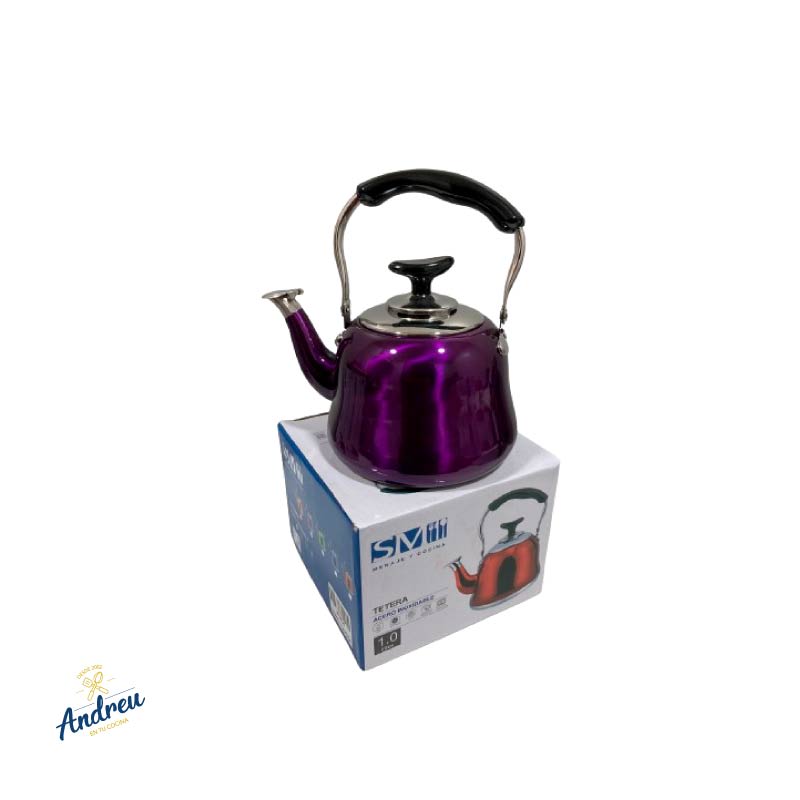 TETERA COLOR MORADO 1 LITRO WILLEM (SM 303535) X 1 UNID 0