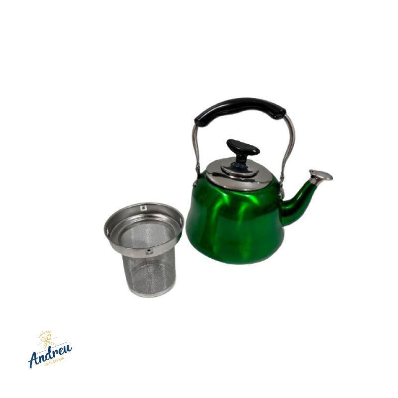 TETERA COLOR VERDE 1 LITRO WILLEM (SM 303537) X 1 UNID1