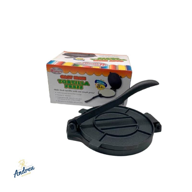 PRENSA TORTILLA FIERRO 20CM (TPC-8C WINCO) X 1 UNID 3