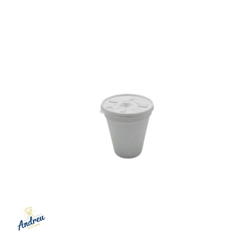 VASO TERMICO 8 OZ CON TAPA (UXC1000) SOLO X 100 UNID1