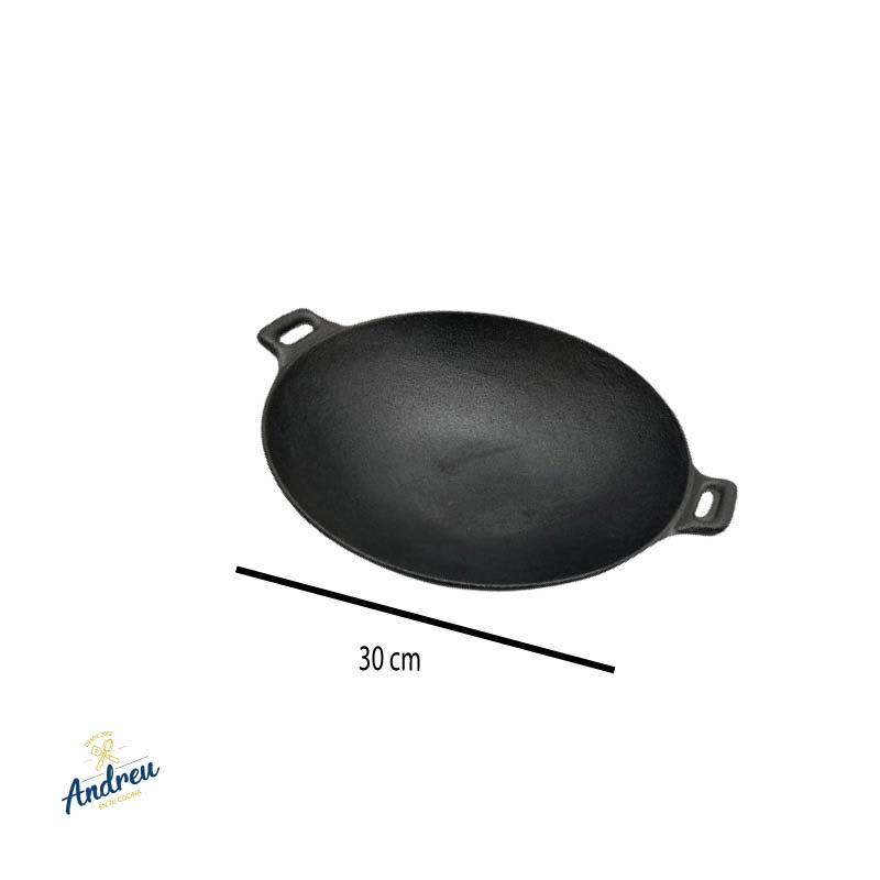 WOK 30CM FIERRO FUNDIDO ( LA CREÓLE ) X 1 UNID 1