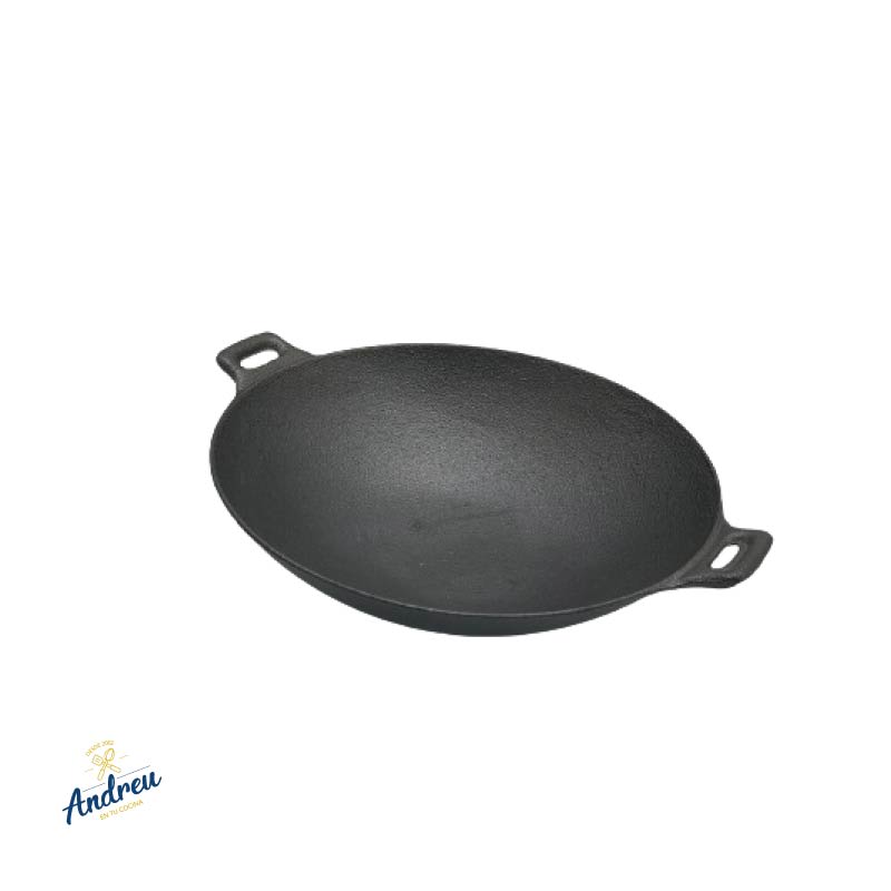 WOK 30CM FIERRO FUNDIDO ( LA CREÓLE ) X 1 UNID1