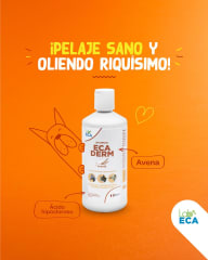 ECADERM SHAMPOO AVENA x 500 ML perros y gatos ECADERM SHAMPOO AVENA x 500 ML perros y gatos