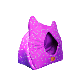 SMART PET Cama Cubo Meow lila - Talla única (gatos) SMART PET Cama Cubo Meow lila - Talla única (gatos)