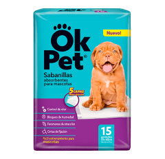PADS/SABANILLAS ABSORBENTES OK PET X 15 UNID PADS/SABANILLAS ABSORBENTES OK PET X 15 UNID