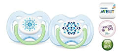 Pack chupetes freeflow decorados azul