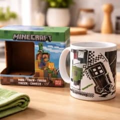 Taza / Tazones Porcelana Minecraft 320 Ml