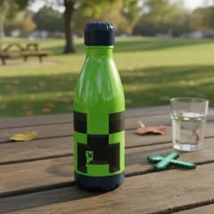 Botella De Agua Minecraft Creppers 660ml