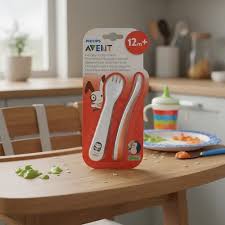 Avent Cubiertos Para Bebés - Diseño Colorido +12