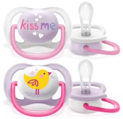 Chupete Avent Ultra Air Collection 0-6m X2 Scf080/201