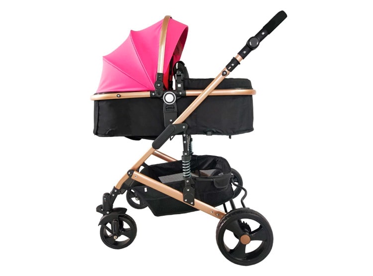 Coche De Paseo Travel System Pikaboo Para Bebé Rosado2