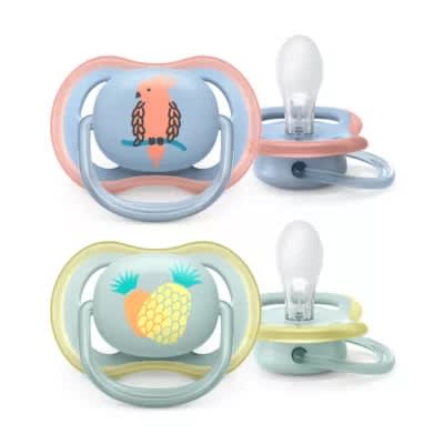 Chupete Avent Ultra Air 0-6m Piña/loro X2 Scf085/12 Philips2
