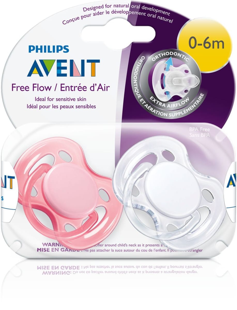 Pack chupetes freeflow rosa y blanco1