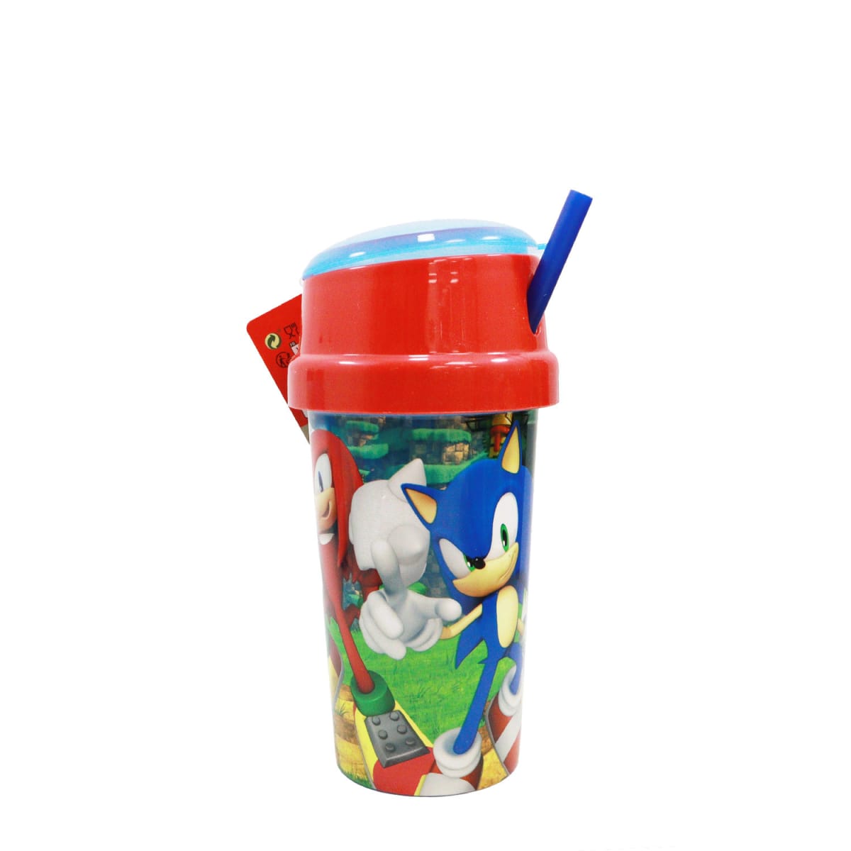 Vaso Sonic Con Bombilla Y Porta Snack1
