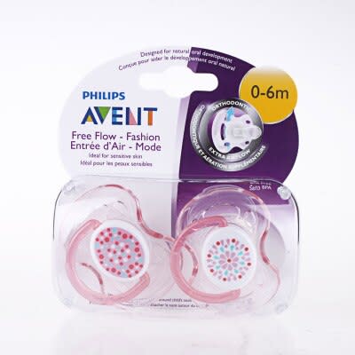 Pack chupetes freeflow rosa1