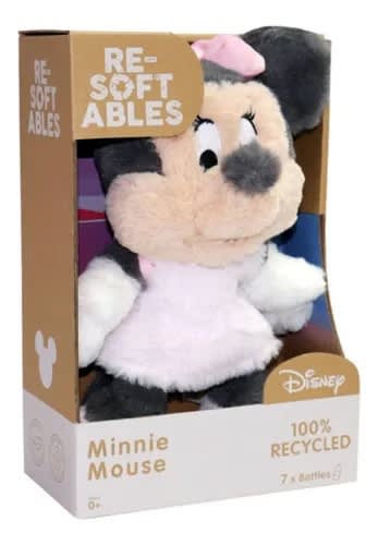 Peluche Minnie Mouse Intek 30cm Reciclable Hipoalergénico Rosa Claro1