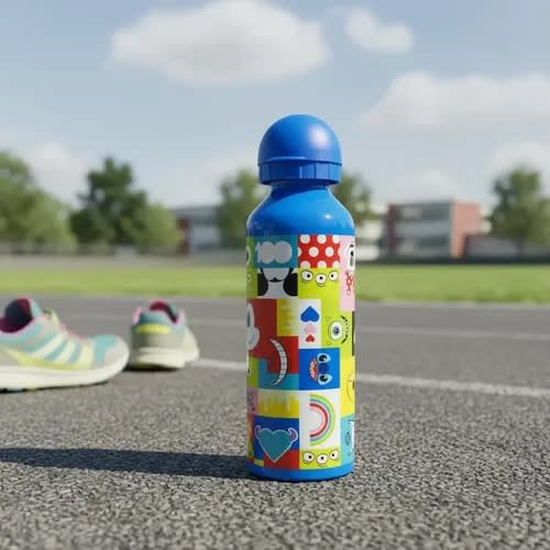 Botella Aluminio Niños Disney 100 Años De 500ml Original1