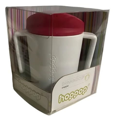 Taza O Vaso Antiderrame Con Asas Hoppop 200 Ml Original1