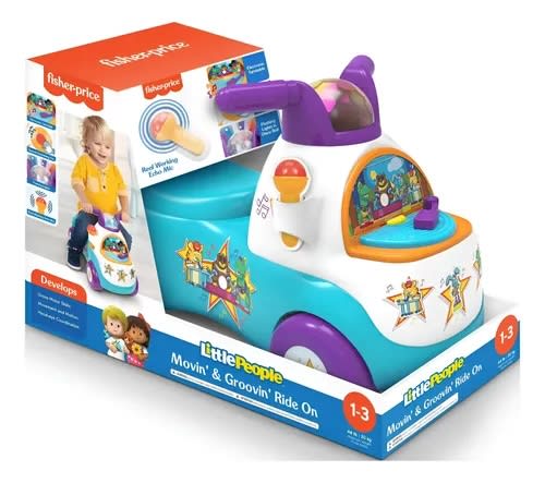 Corre Pasillos Fisher-price Movin & Groovin Ride On1