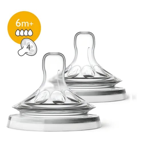 Tetina Natural Philips Avent Scf044/27 6m+ Flujo Rapido2