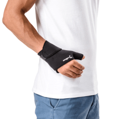 MUÑEQUERA BOOMERANG CON INMOVILIZACION DEL DEDO PULGAR