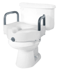 Alza Baño Con Apoyabrazos Desmontables Para Inodoros Wc