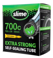 Camara Bicicleta Impinchable 700x28, Slime F/v Presta
