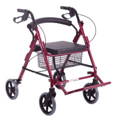 Andador Ortopédico Con Asiento Convertible Silla De Ruedas