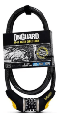 Candado Bicicleta Onguard Espiral C/clave Akita 185cmsx12mm