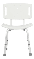 Silla De Ducha Con Respaldo Regulable Aluminio
