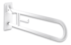 Barra De Baño Agarradera Rebatible Esmaltada Km 70 Cm